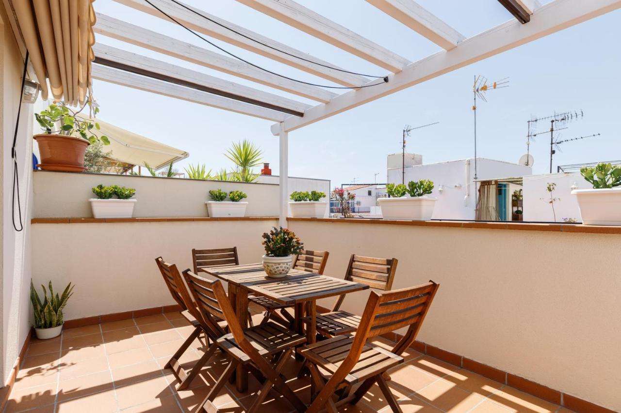 Sitges Centre Deluxe Penthouse Apartment Bagian luar foto
